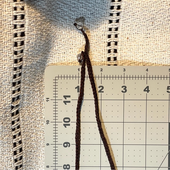 Mosaic Semi-Precious Stones Large White Bib Handmade 16" - 18" Necklace - Picture 11 of 15